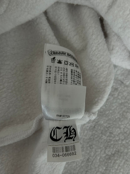 Chrome Hearts Rolling Stones White & Red Horseshoe Logo Hoodie