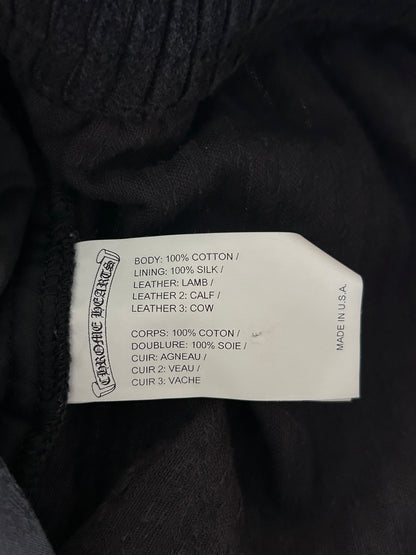 Chrome Hearts Matty Boy Black Chomper Corduroy Shorts