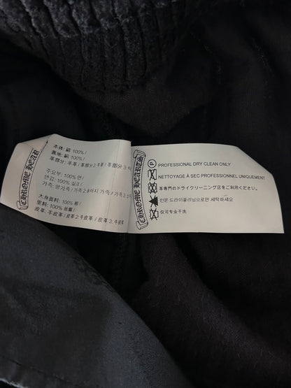 Chrome Hearts Matty Boy Black Chomper Corduroy Shorts