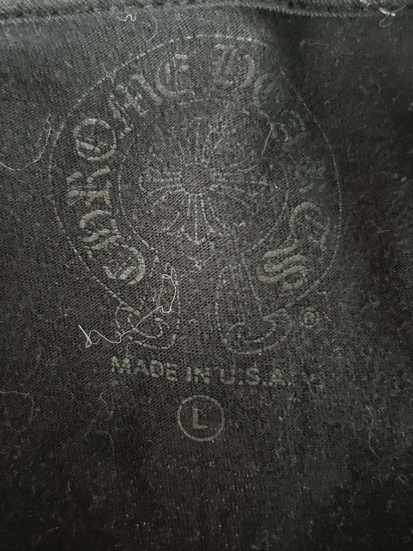 Chrome Hearts Black Multicolor Cross Logo T-Shirt