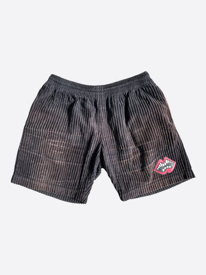 Chrome Hearts Matty Boy Black Chomper Corduroy Shorts