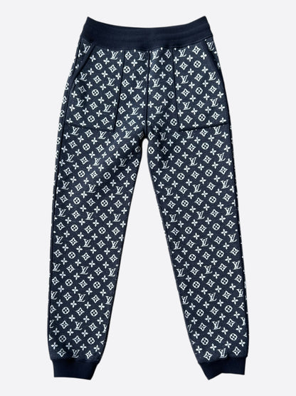 Louis Vuitton Black & White Monogram Reversible Pants