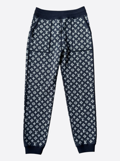Louis Vuitton Black & White Monogram Reversible Pants