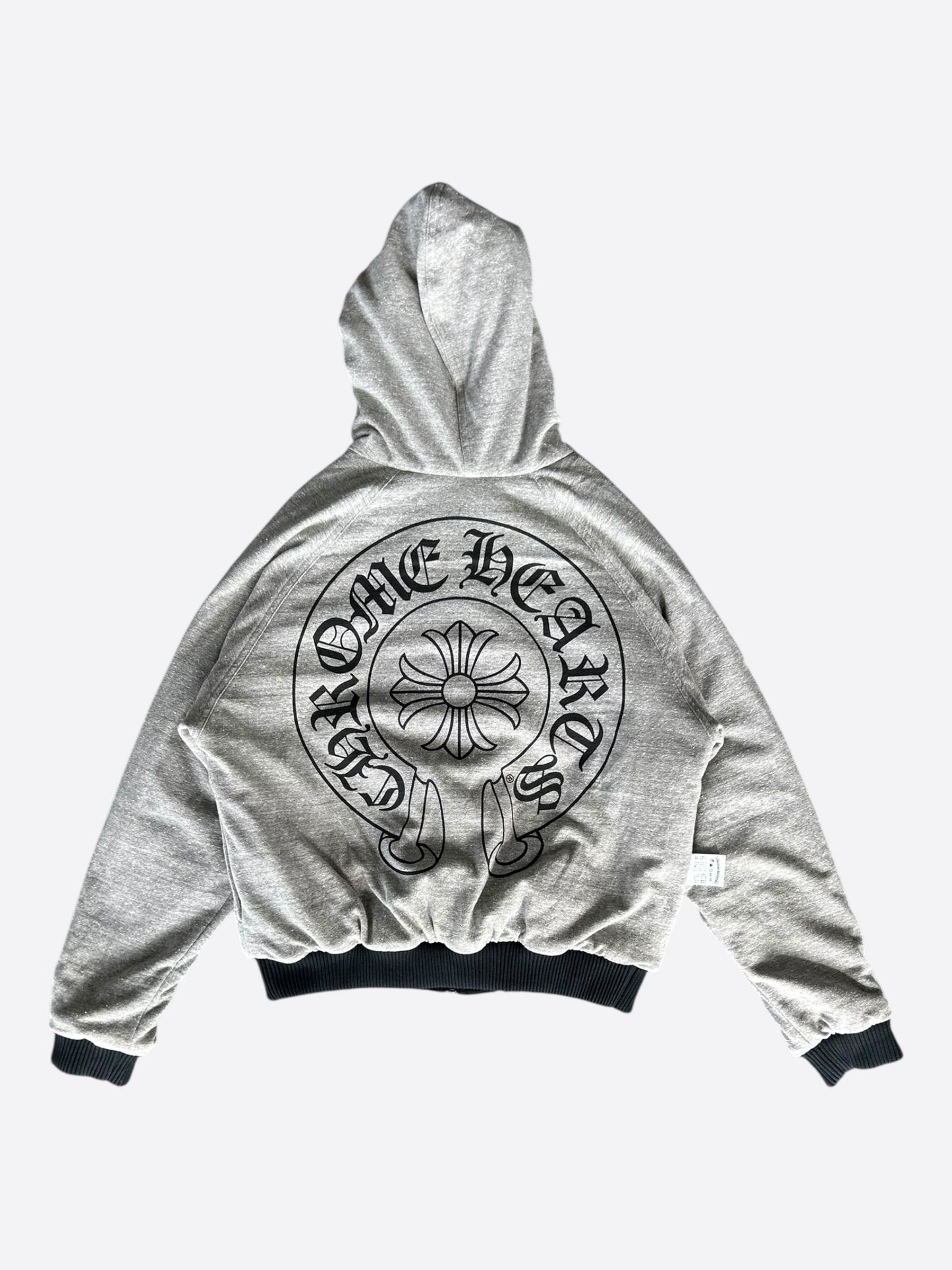 Chrome Hearts Black & Grey Jacquard Reversible Jacket
