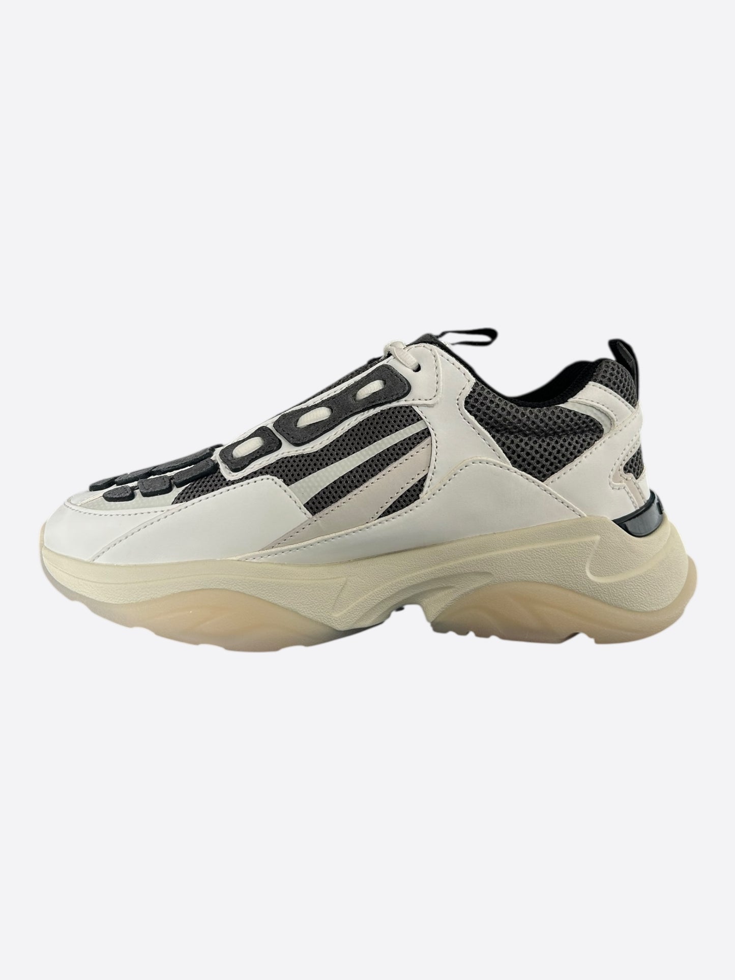 Amiri White & Grey Bones Runners