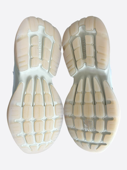 Amiri White & Grey Bones Runners