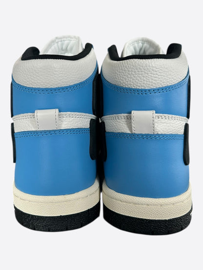 Amiri White Blue & Black Skeleton High Tops