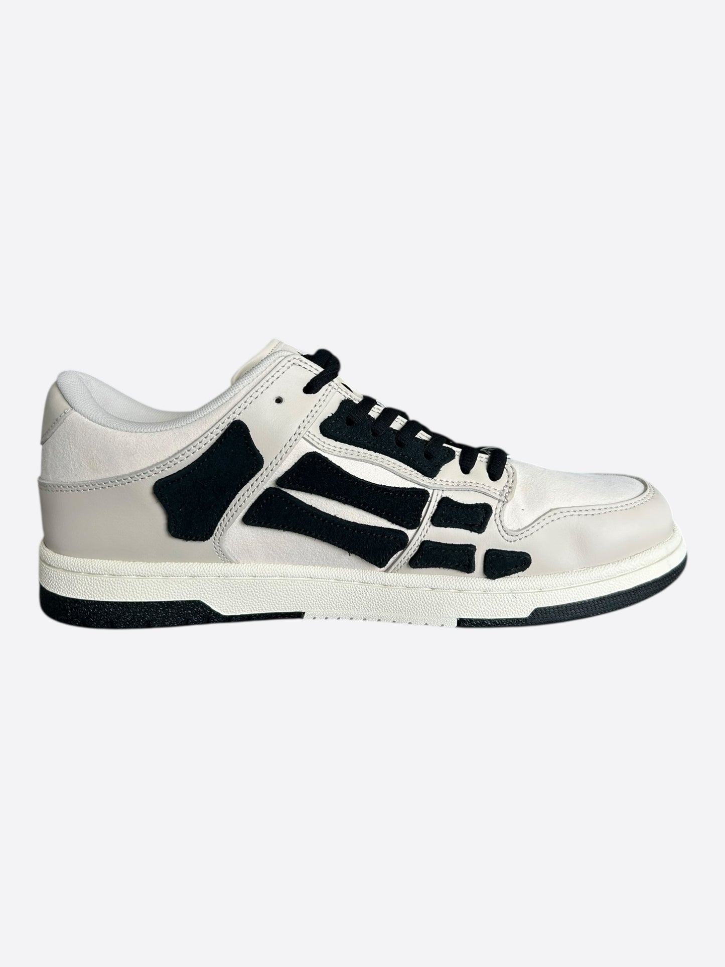 Amiri Grey & Black Skel Low Top Sneakers