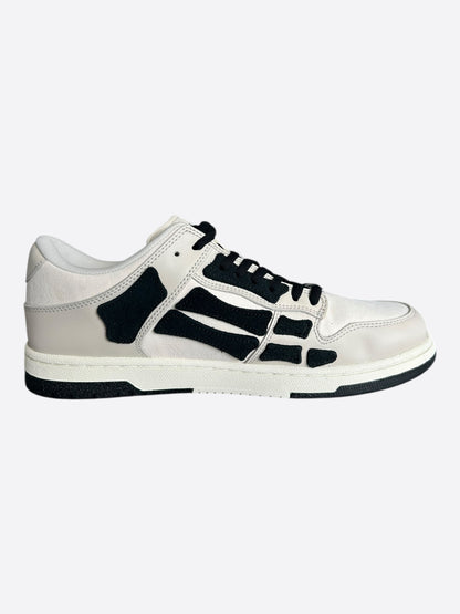 Amiri Grey & Black Skel Low Top Sneakers