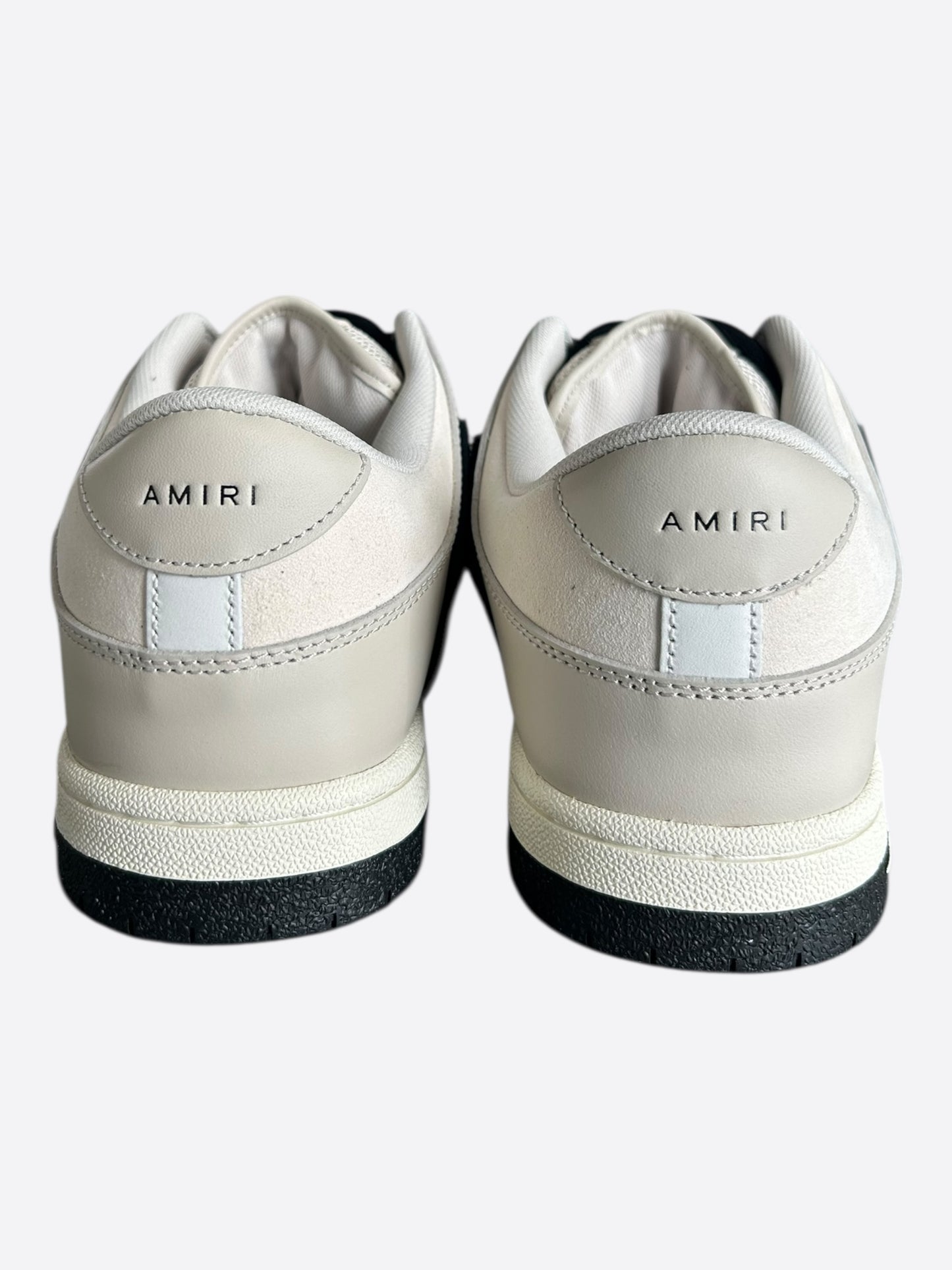 Amiri Grey & Black Skel Low Top Sneakers