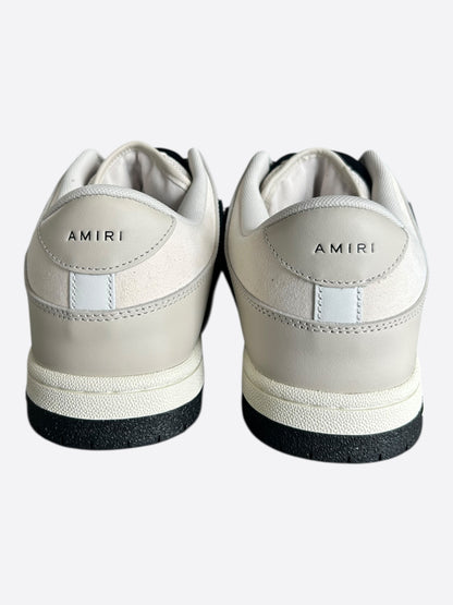 Amiri Grey & Black Skel Low Top Sneakers