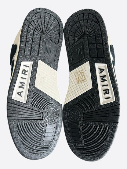 Amiri Grey & Black Skel Low Top Sneakers