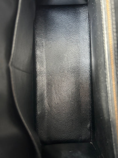 Hermes Black Box Leather & Gold Hardware Kelly 28