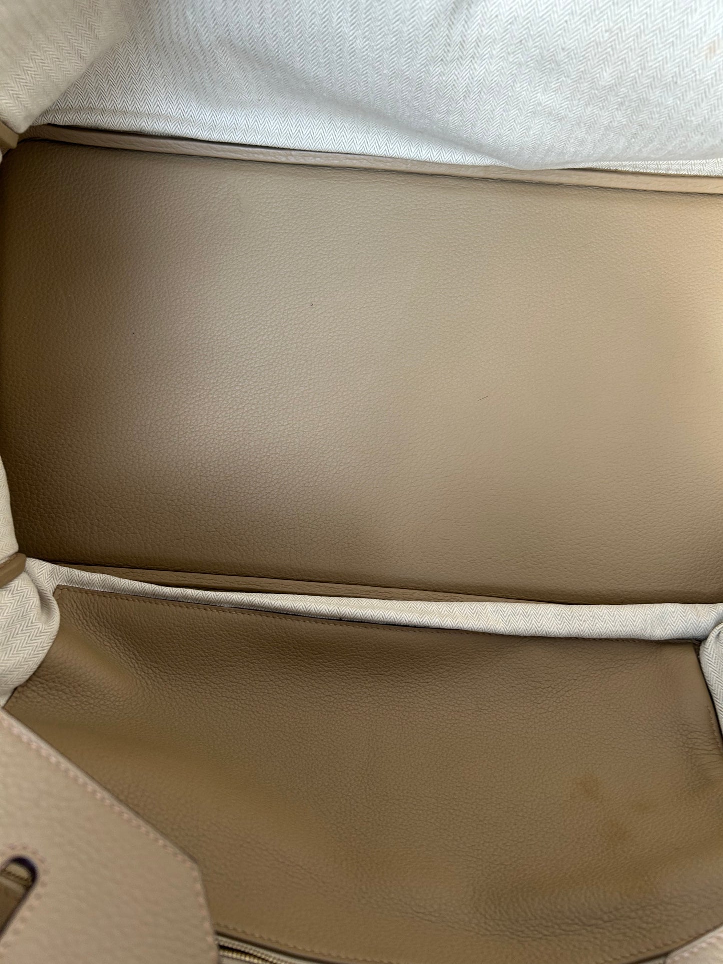 Hermes Etoupe Togo & Gold Hardware Birkin 50