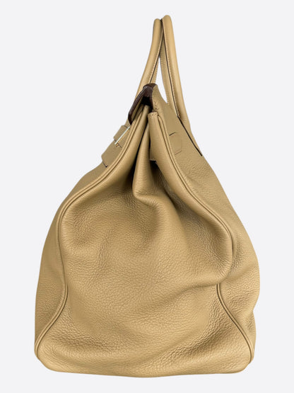 Hermes Etoupe Togo & Gold Hardware Birkin 50