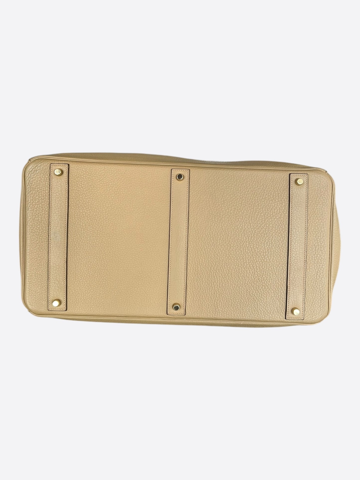 Hermes Etoupe Togo & Gold Hardware Birkin 50