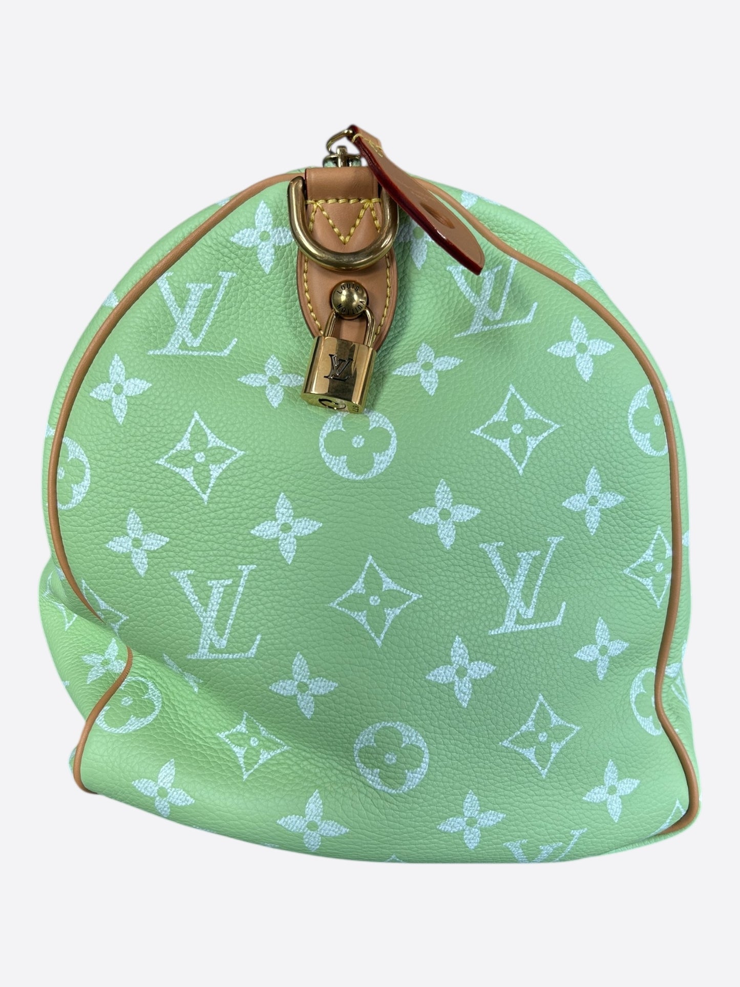 Louis Vuitton Lime Green & White Monogram P9 Speedy 40