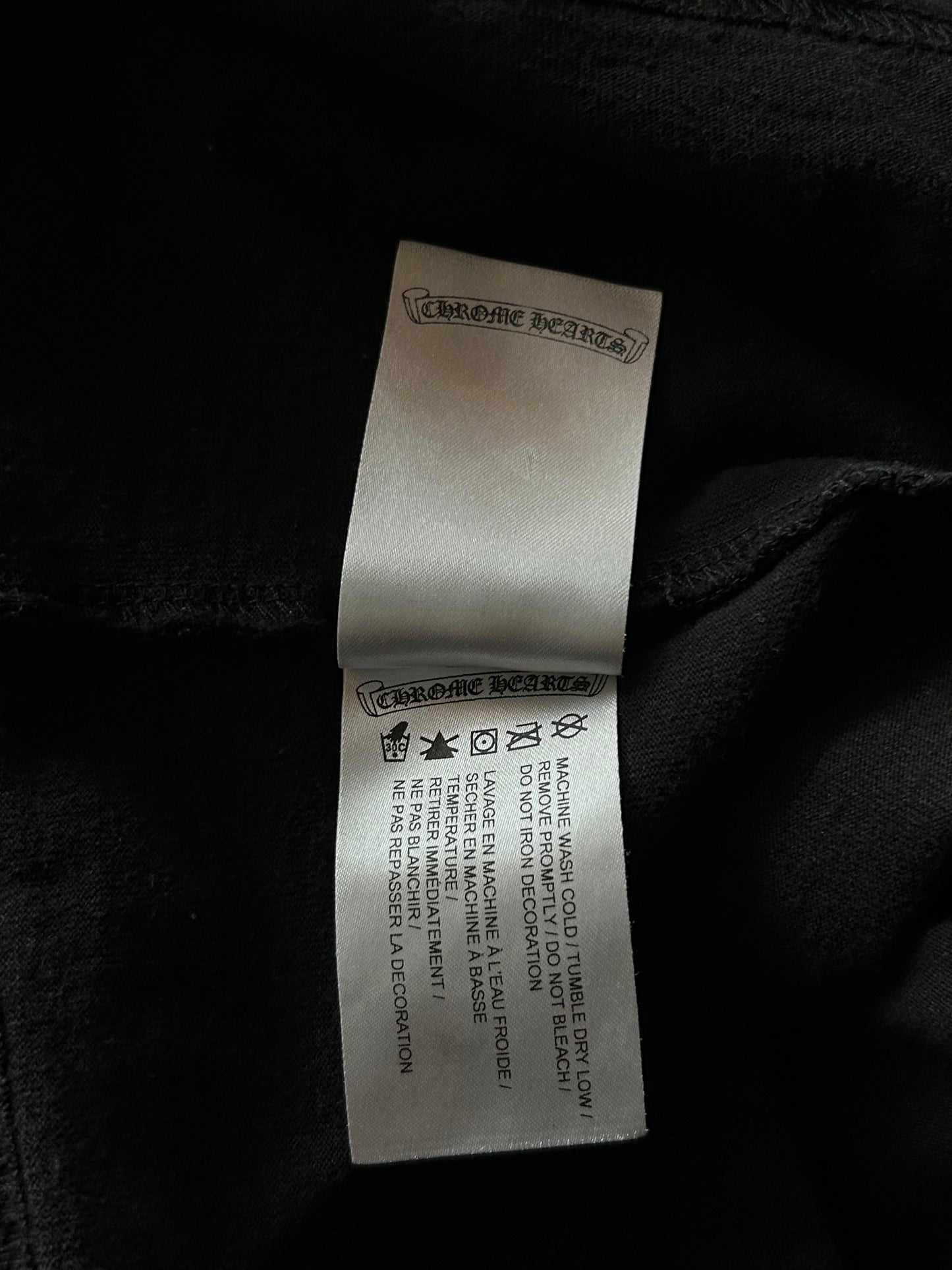 Chrome Hearts Matty Boy Black Stay Fast T-Shirt