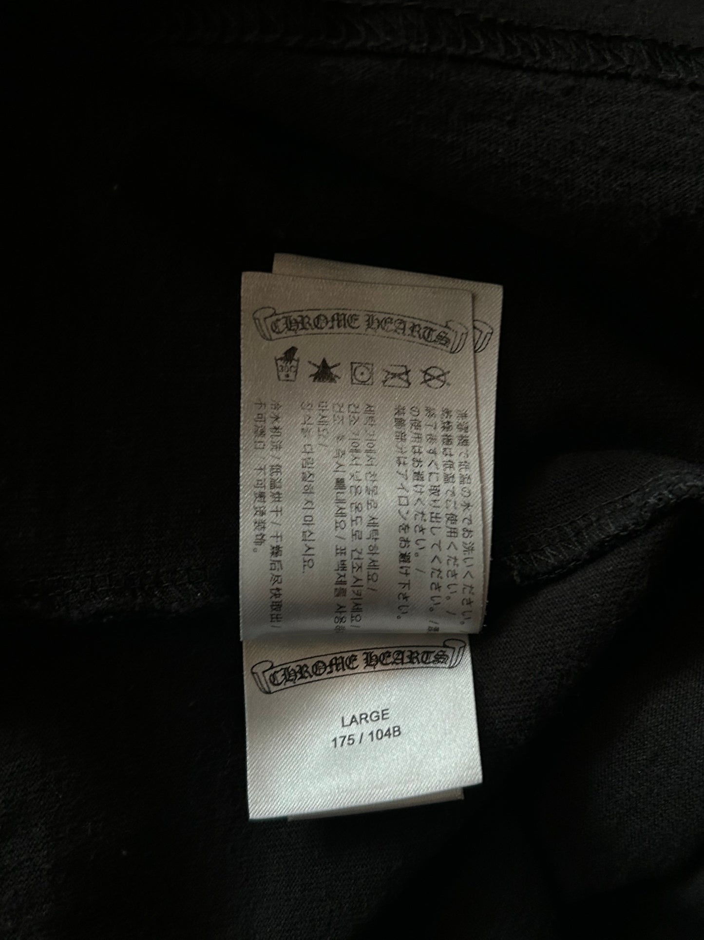 Chrome Hearts Matty Boy Black Stay Fast T-Shirt