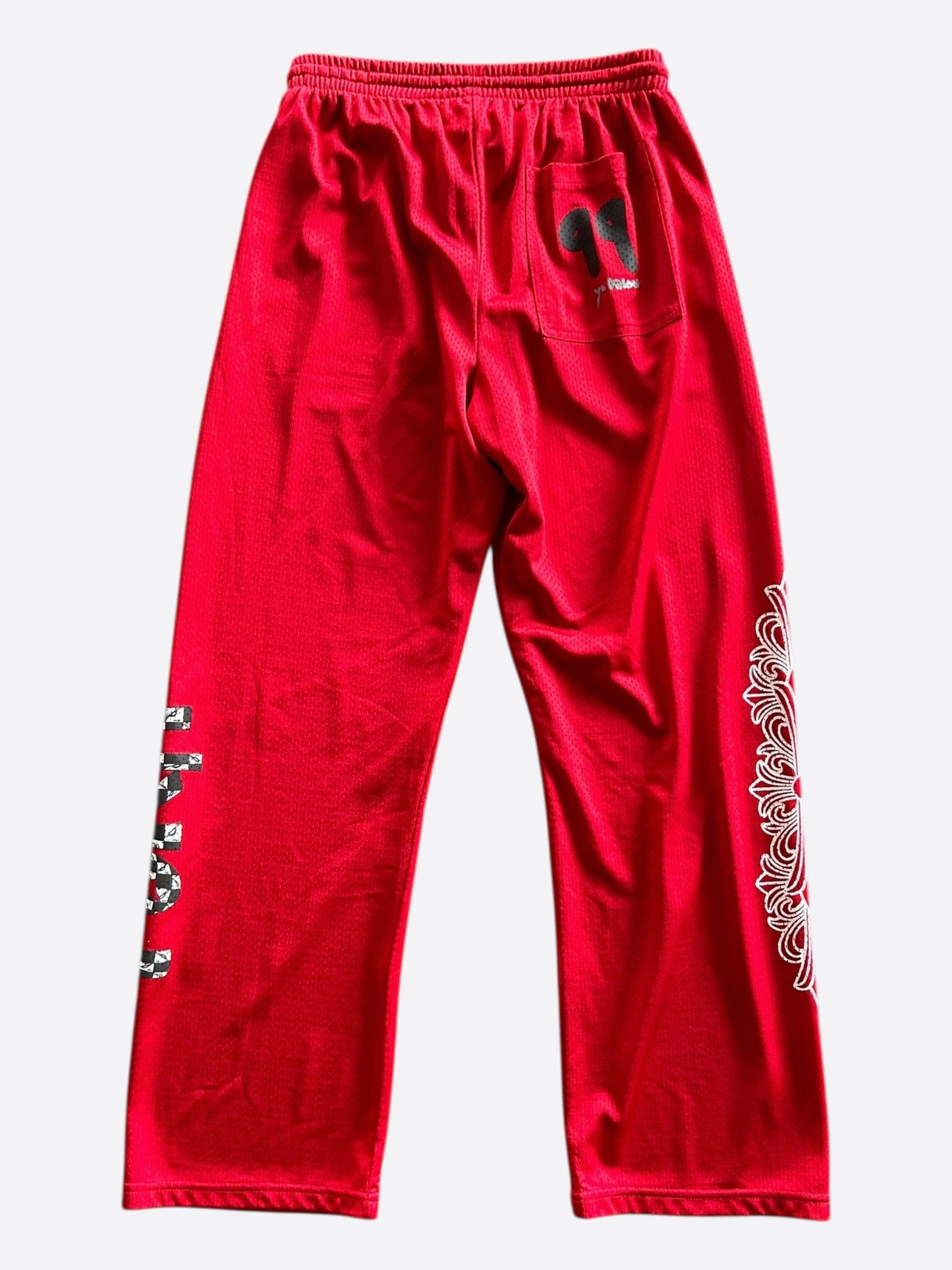 Chrome Hearts Matty Boy Red Form Mesh Trackpants