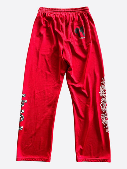 Chrome Hearts Matty Boy Red Form Mesh Trackpants