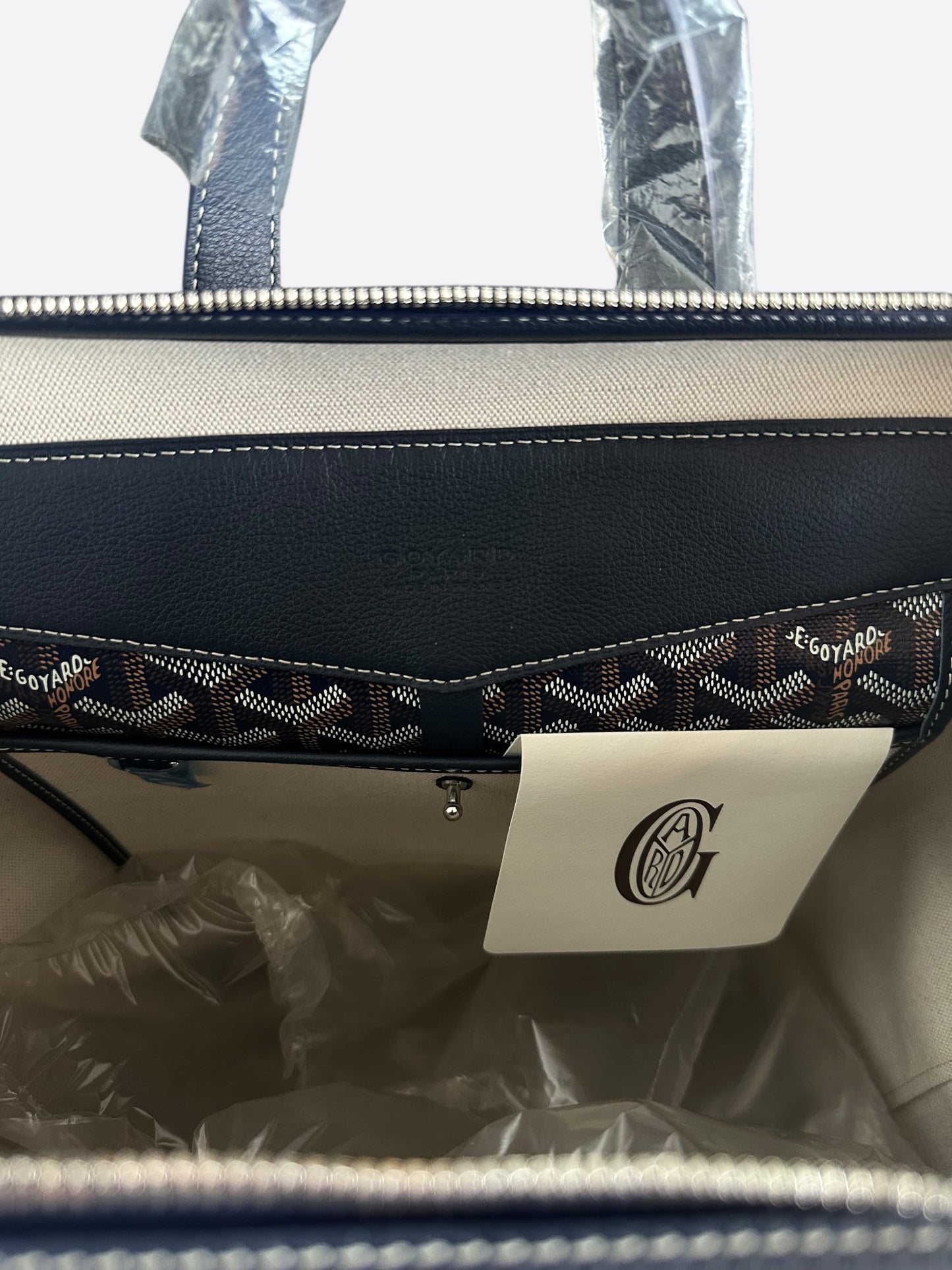 Goyard Navy Cisalpin Backpack