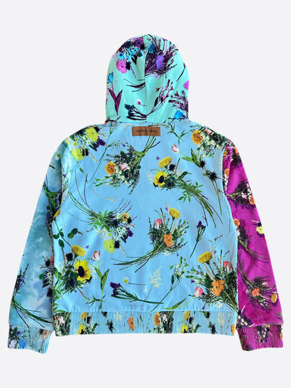 Louis Vuitton Blue & Purple Floral Hoodie