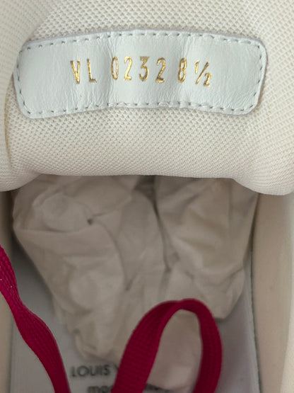Louis Vuitton Pink & White Monogram Trainers