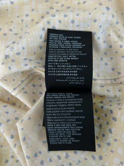 Prada Yellow Banana Split Button Up Shirt