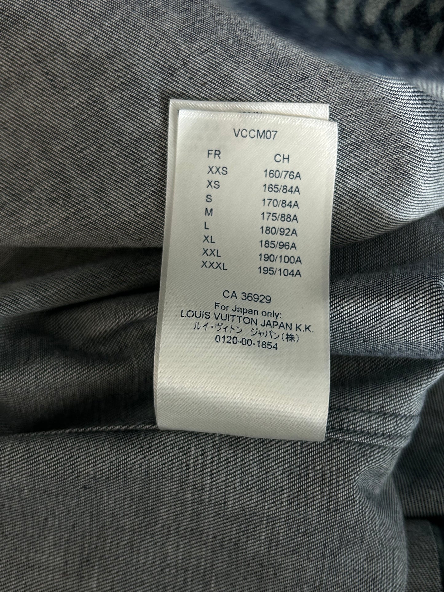 Louis Vuitton Nigo Navy Giant Damier Monogram Button Up Shirt