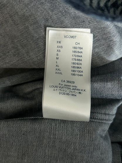 Louis Vuitton Nigo Navy Giant Damier Monogram Button Up Shirt