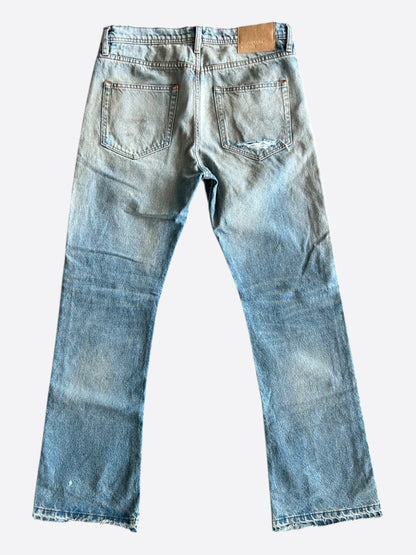 Enfants Riches Deprimes Blue Distressed Flared Jeans