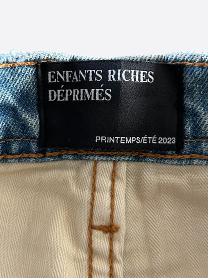 Enfants Riches Deprimes Blue Distressed Flared Jeans