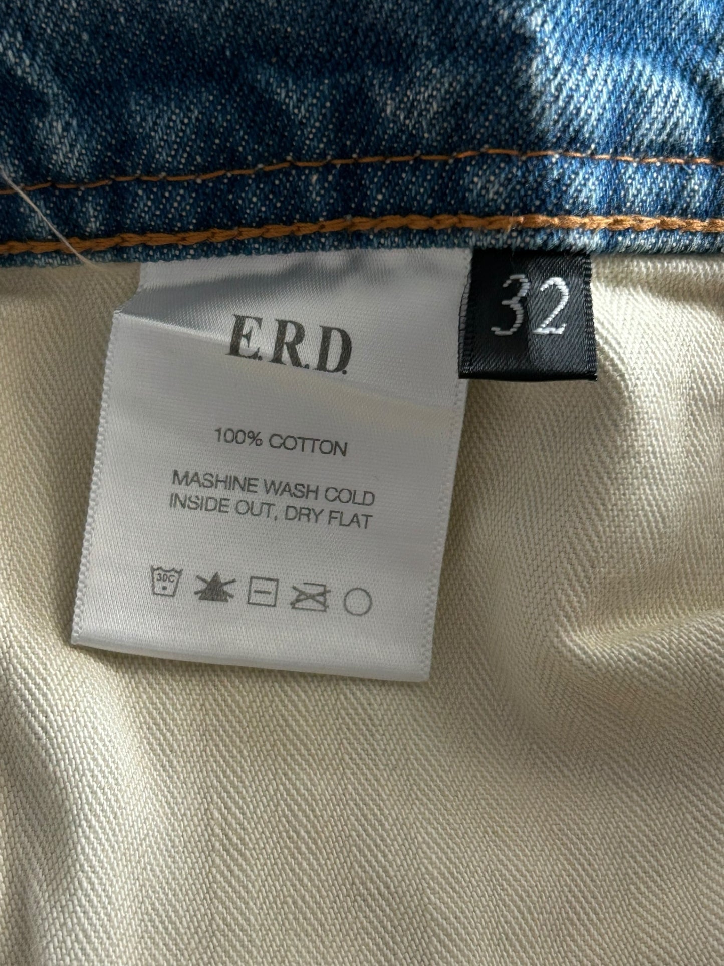 Enfants Riches Deprimes Blue Distressed Flared Jeans