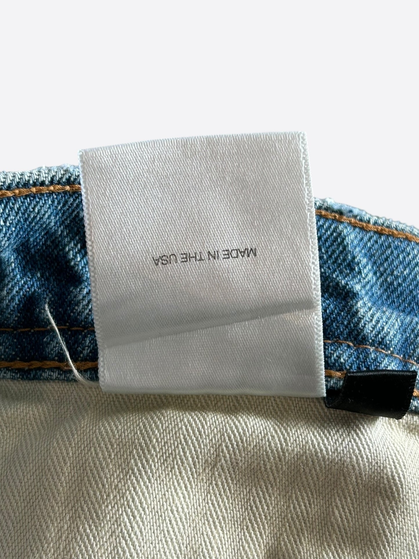 Enfants Riches Deprimes Blue Distressed Flared Jeans