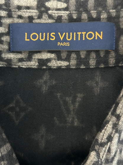 Louis Vuitton Nigo Grey Giant Damier Monogram Button Up Shirt