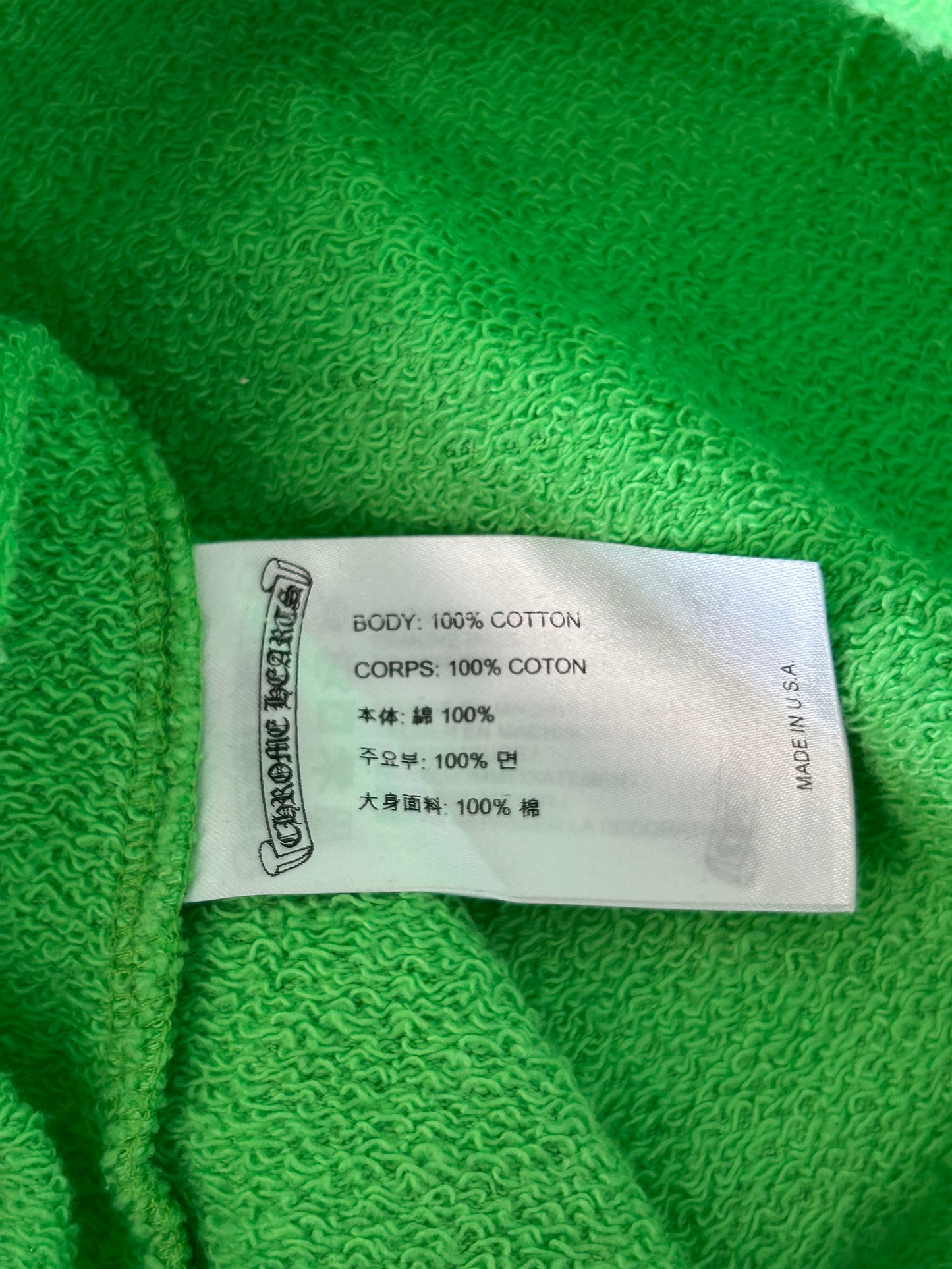 Chrome Hearts Green Sex Records Logo Hoodie