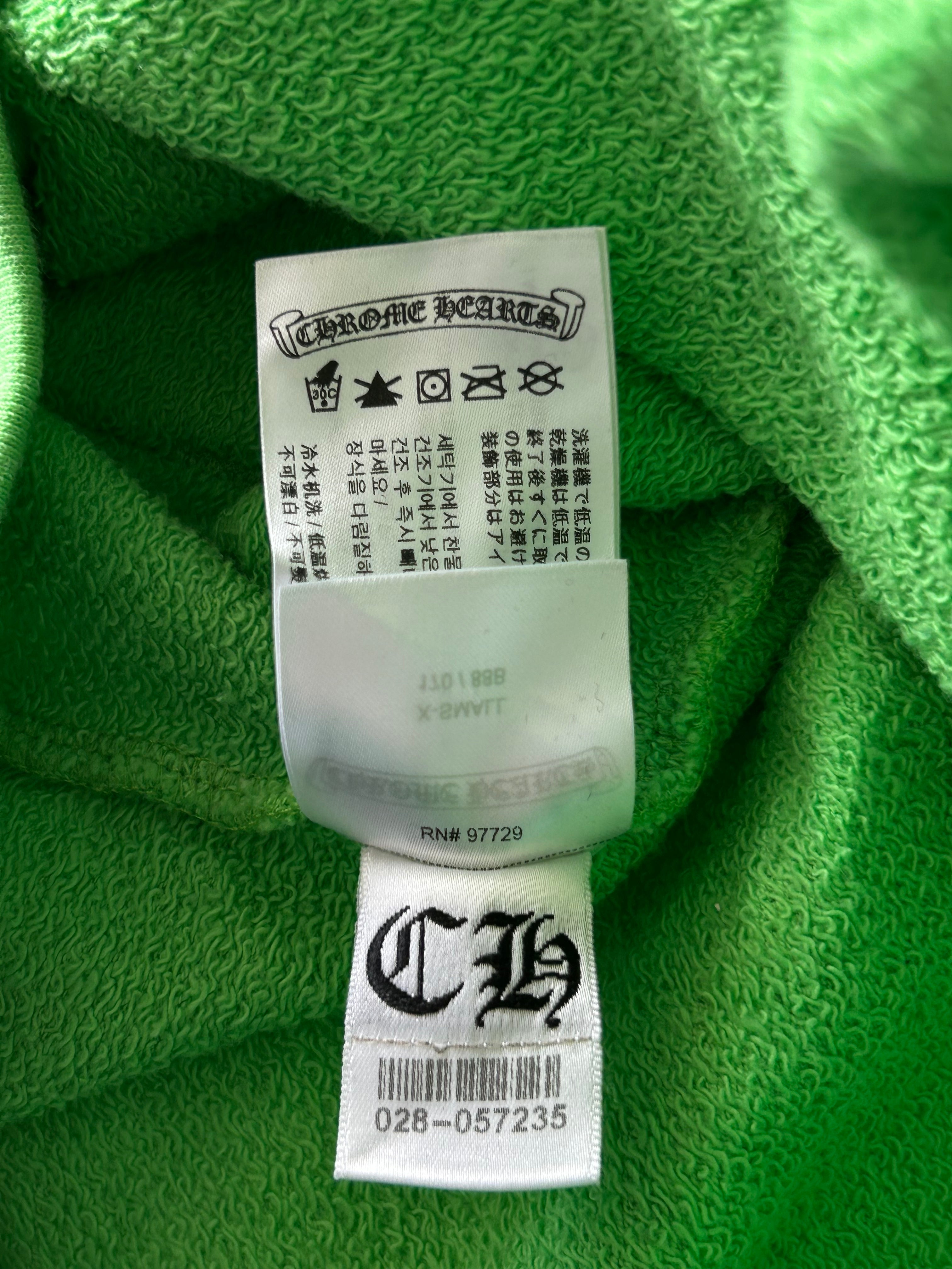 Chrome Hearts Green Sex Records Logo Hoodie – Savonches