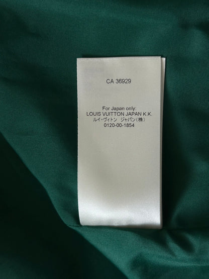 Louis Vuitton Green & White Logo Coach Jacket