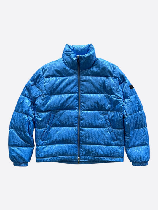 Dior Blue Oblique Puffer Jacket