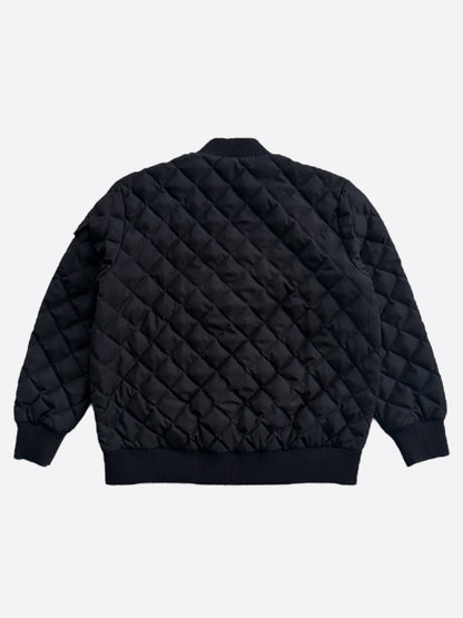 Moncler Navy Algeiba Quilted Bomber Jacket