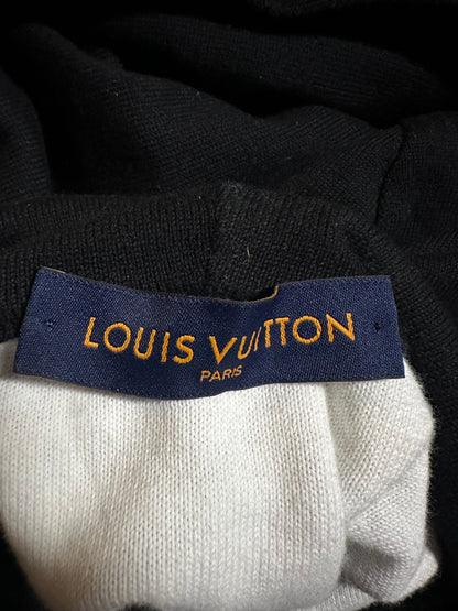 Louis Vuitton Black & White Monogram Gradient Hoodie