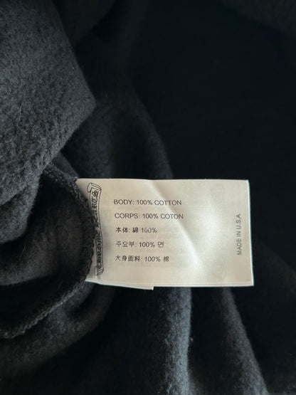 Chrome Hearts Black & White Cemetery Cross Logo Hoodie