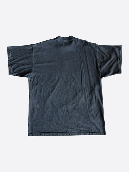 Balenciaga Black & White Apple Logo T-Shirt