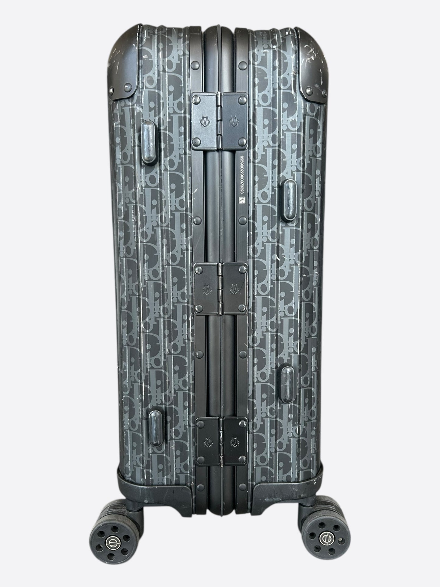 Dior Rimowa Black Oblique Carry-On Luggage