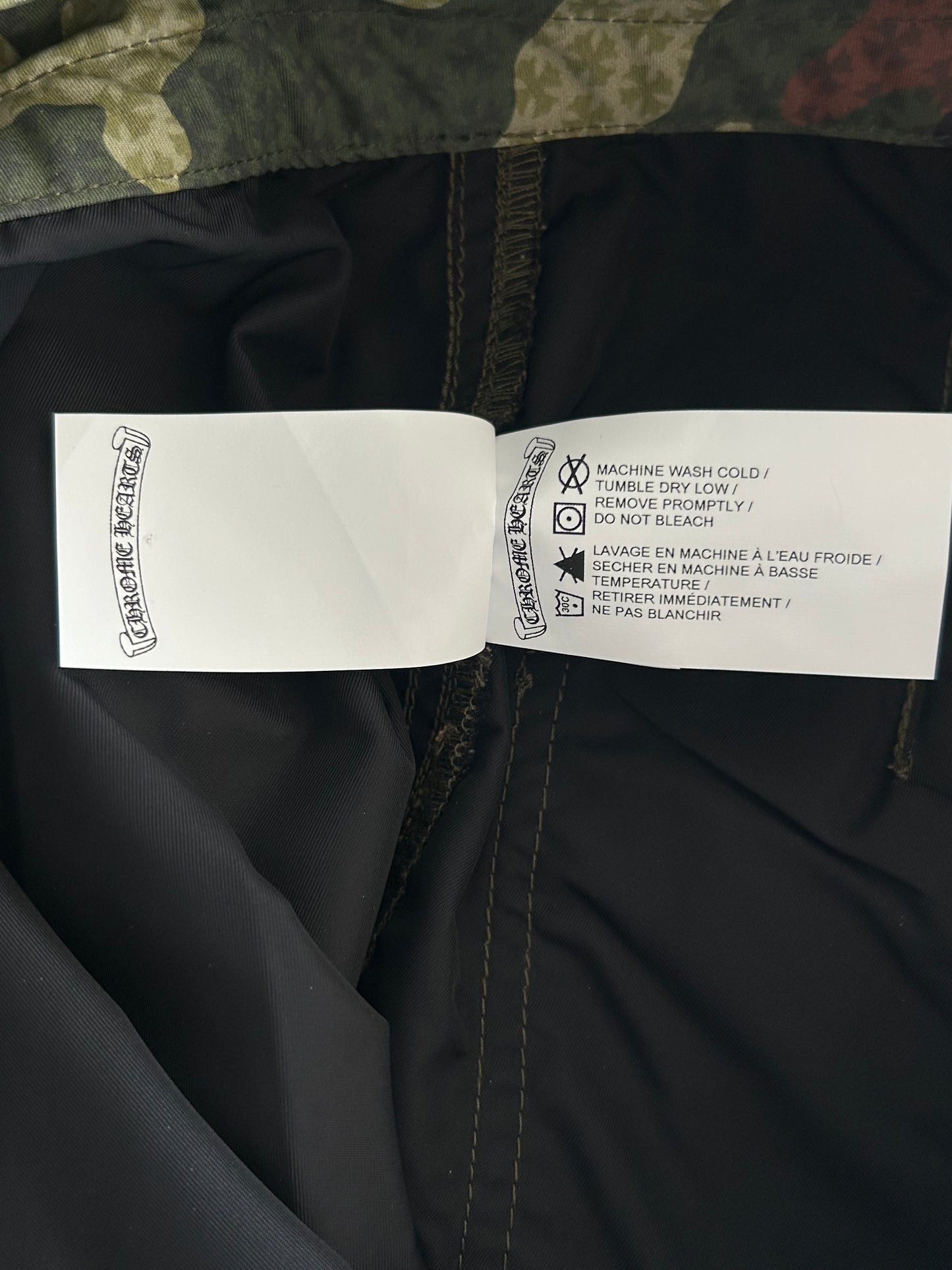 Chrome Hearts Camouflage Cross Jacquard Patch Swimshorts