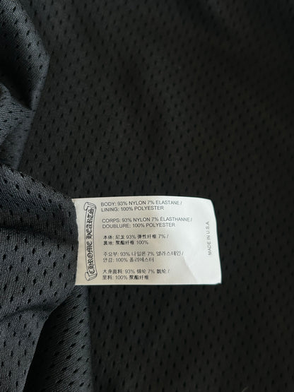 Chrome Hearts Black Cross Jacquard Eyechart Coach Jacket