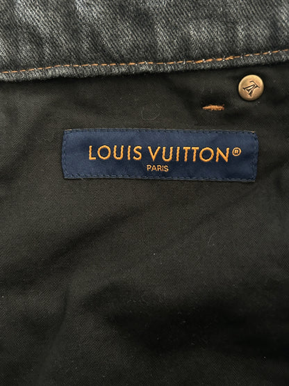 Louis Vuitton Grey Flower Monogram Jeans