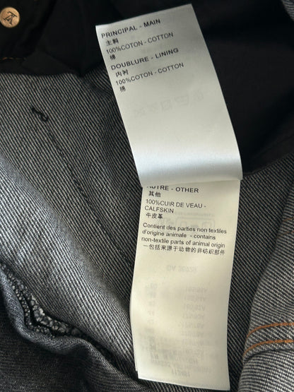 Louis Vuitton Grey Flower Monogram Jeans