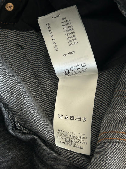 Louis Vuitton Grey Flower Monogram Jeans